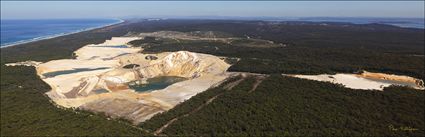 Yarramin sand mine - North Stradbroke Island -  QLD (PBH4 00 17687)